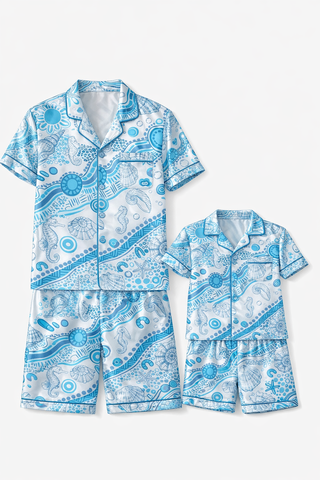 Men Blue reef lounge set