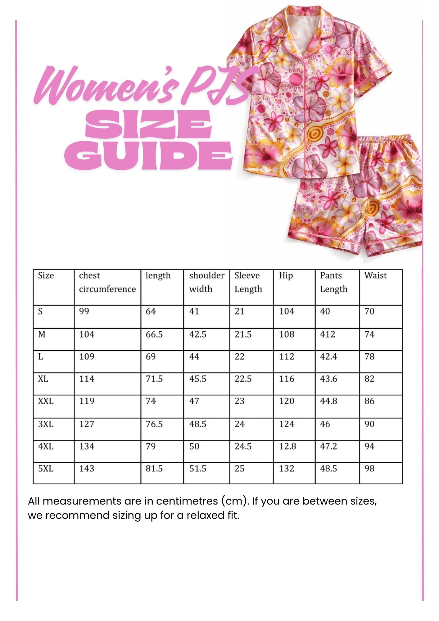 Womens Sunset silk sleep set