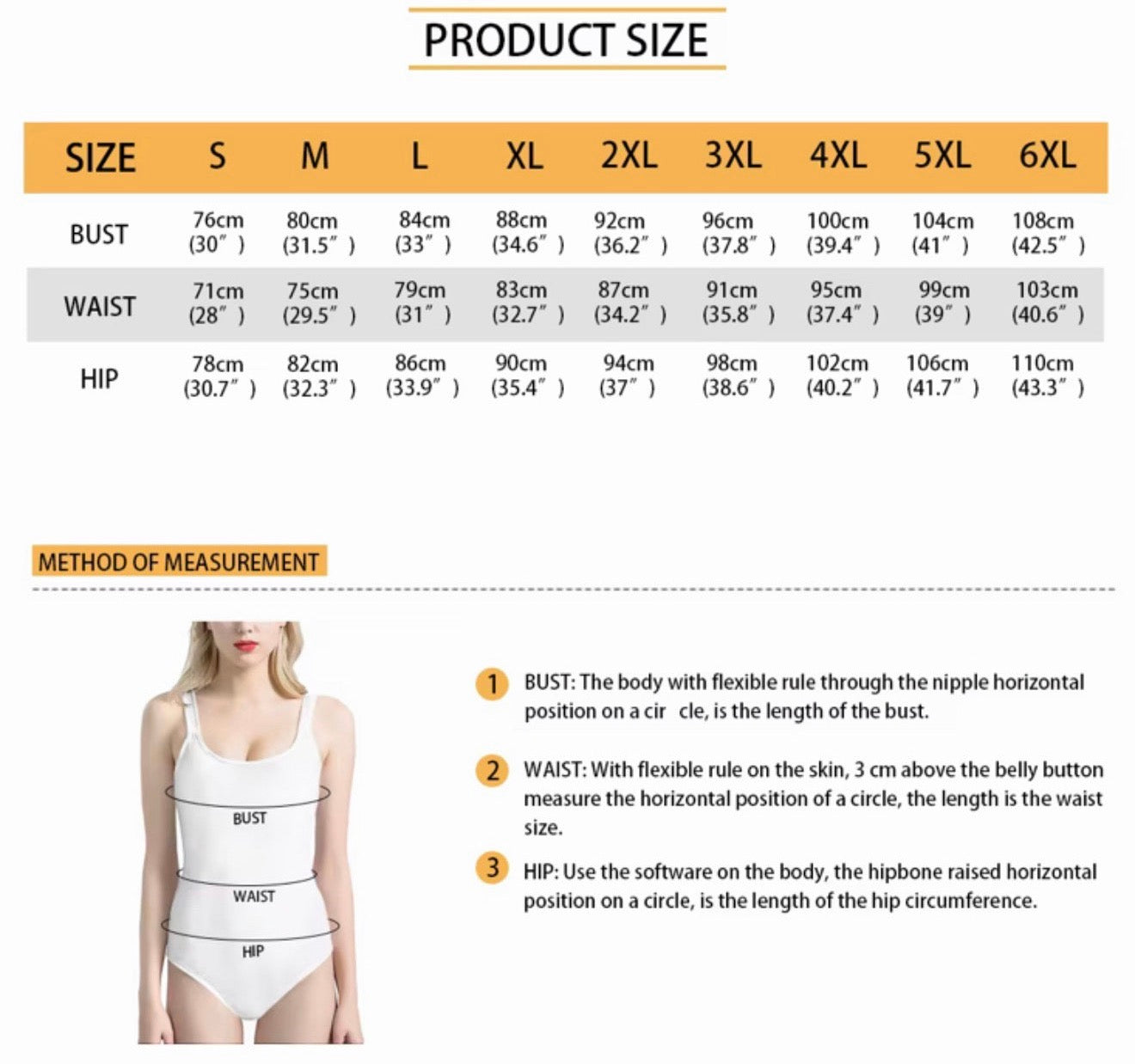 Sunset women’s swimwear